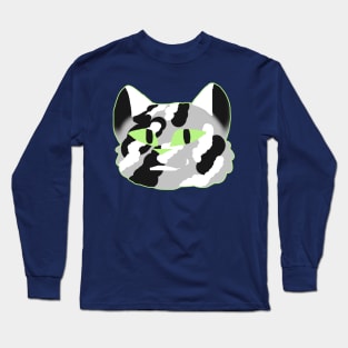 Agender pride cat Long Sleeve T-Shirt